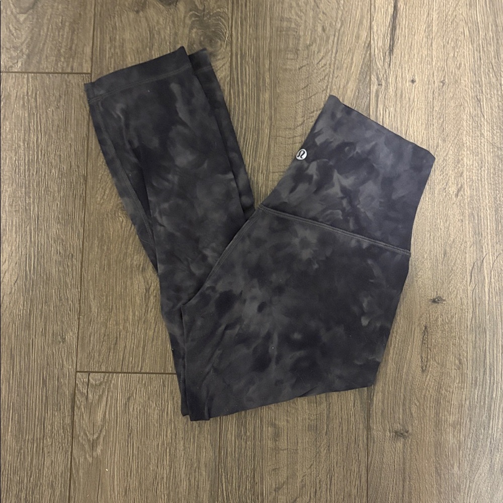 lululemon athletica Black Tie-Dye Leggings